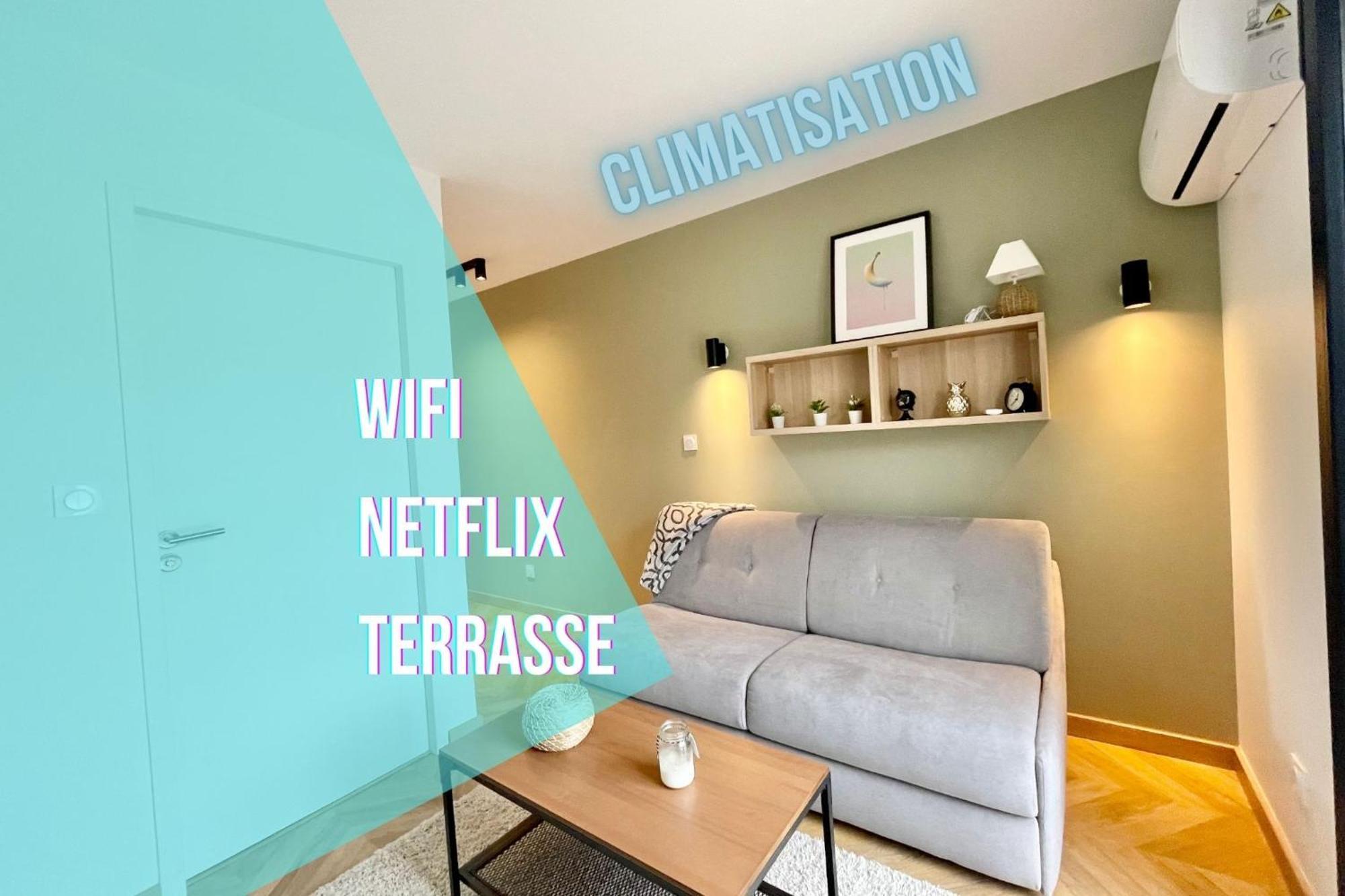 Apartamento Le Flachet - Climatisation - Wifi Villeurbanne Exterior foto